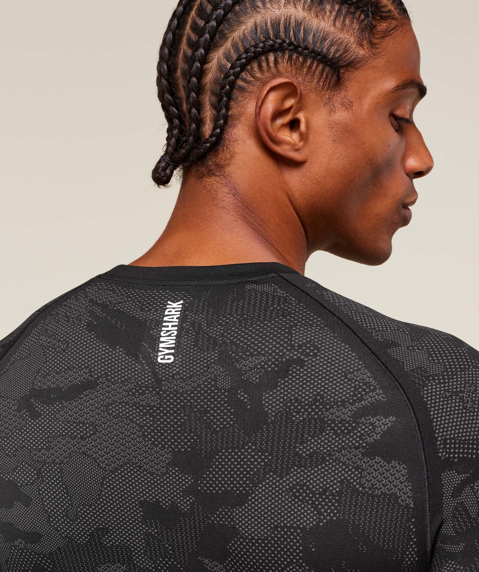 Camiseta de manga larga sin costuras Geo