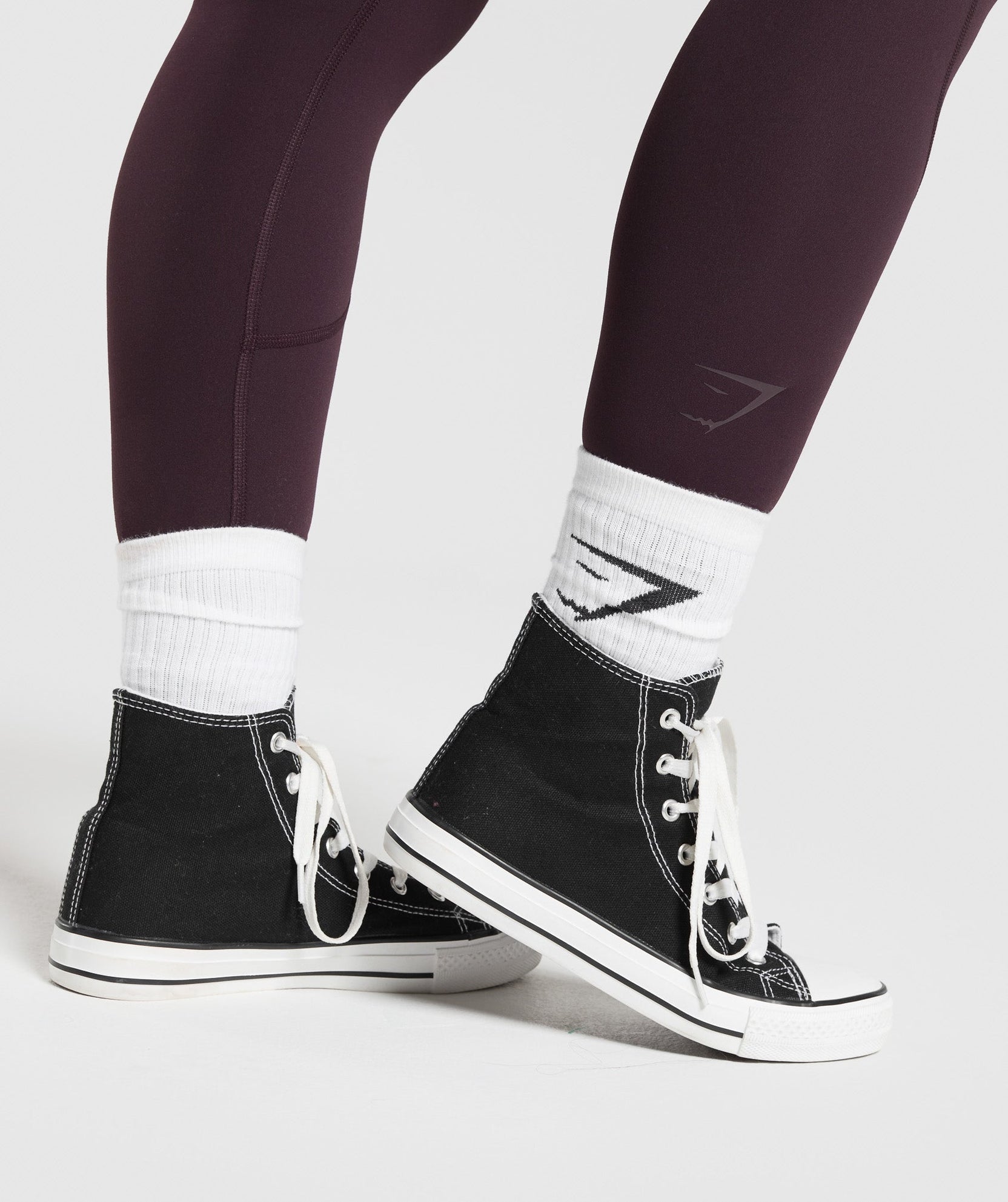 Leggings con cintura baja y realce